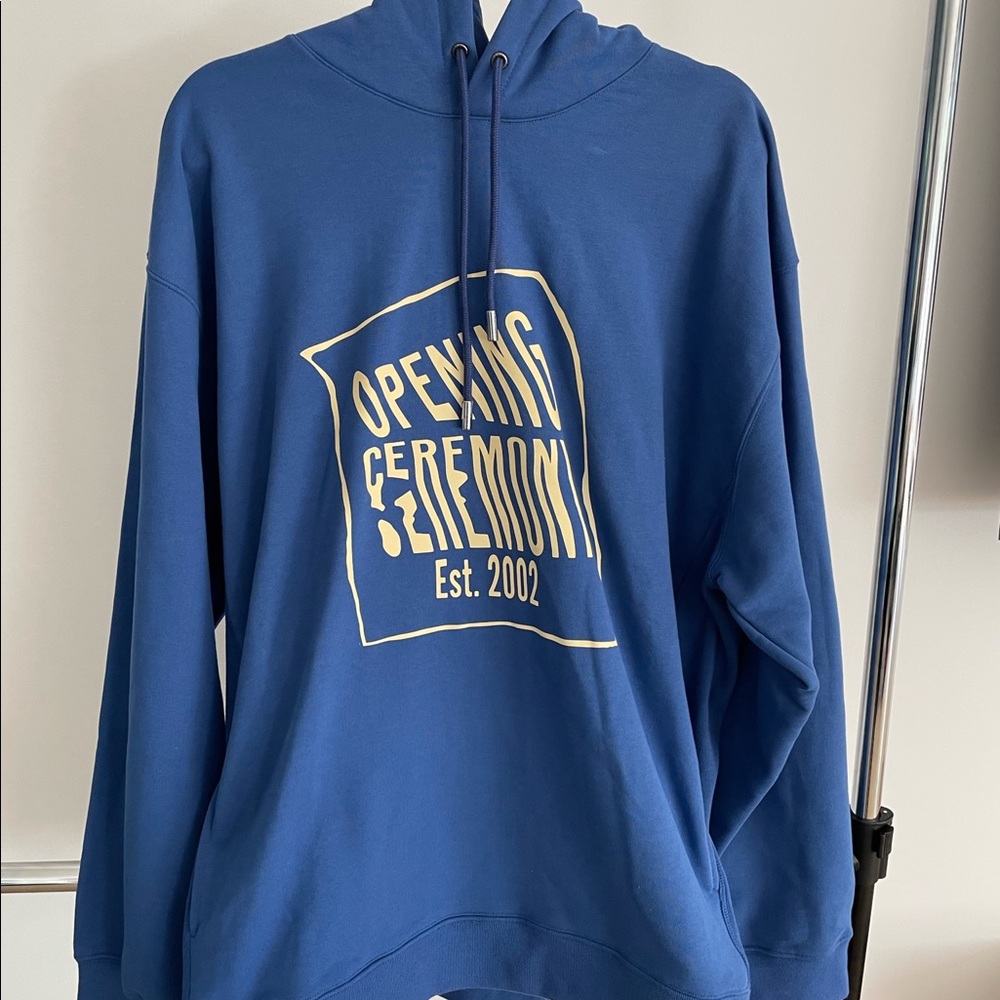 Blue opening ceremony hoodie